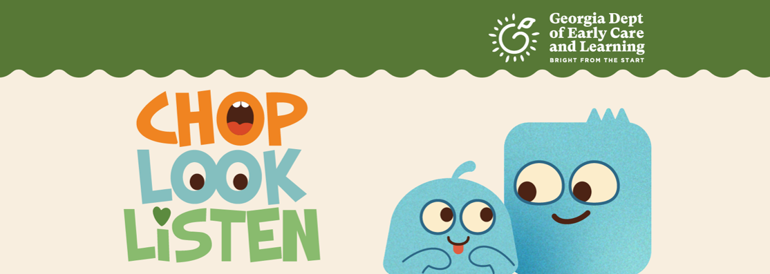 Welcome to Chop, Look, Listen banner.
